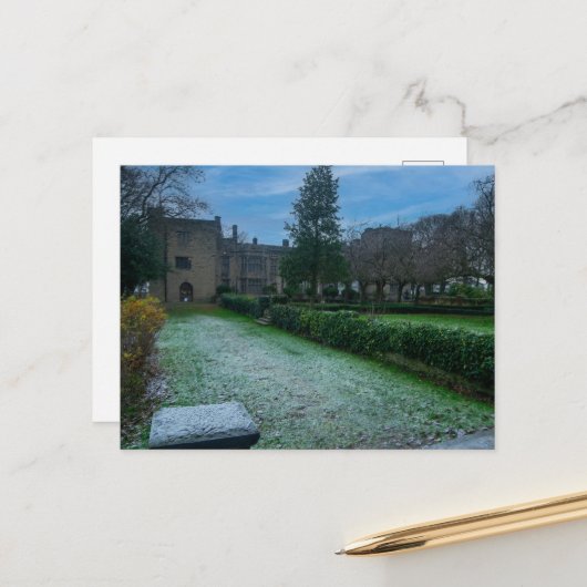 Bolling Hall, Bradford Postkarte (Vorderseite/Rückseite Beispiel)
