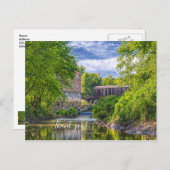 Bollinger Mill und Burfordville Covered Bridge Postkarte (Vorne/Hinten)