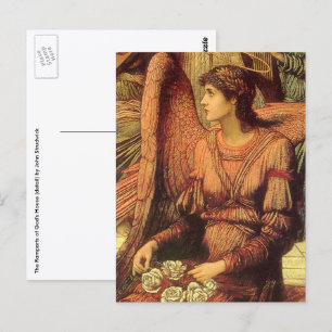 Bollwerke von Gottes Haus, Engel von John Strudwic Postkarte