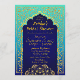 Bollywood Arabian Nights Bridal Dusche Einladung