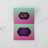 Bollywood Arabian Nights Danke Note Card (Innenseite)