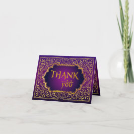 Bollywood Arabian Nights Danke Note Card