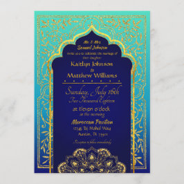 Bollywood Arabian Nights Hochzeitseinladung Einladung