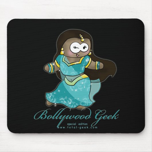 bollywood Aussenseiter für schwarze Kopie, Mousepad (Vorne)
