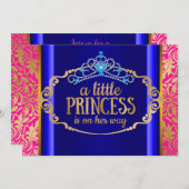 Bollywood Baby Dusche Einladung (Vorne/Hinten)