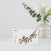 Bollywood Business Card Visitenkarte (Stehend Vorderseite)