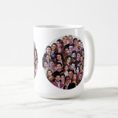 Bollywood-Familie Kaffeetasse (VorderseiteRechts)