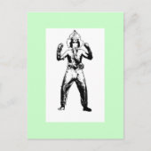 Bollywood Ganeesh Postkarte (Vorderseite)