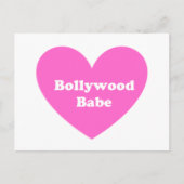 Bollywood Girl Postkarte (Vorderseite)