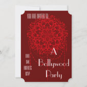 Bollywood-Indianerkleidung Party Einladung (Vorderseite)