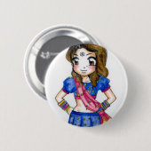 Bollywood Leila Button (Vorne & Hinten)