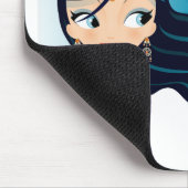 Bollywood Mädchen Mousepad (Ecke)