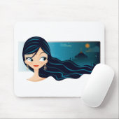 Bollywood Mädchen Mousepad (Mit Mouse)
