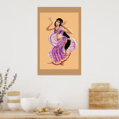 Bollywood-Tänzerin Poster (Küche)