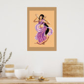 Bollywood-Tänzerin Poster (Küche)