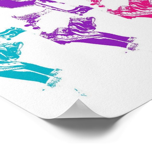 Bollywood Vibrance Poster mit Samira (Ecke)