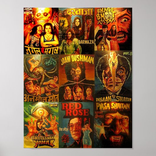 Bollywood Vintage-Druck Poster (Vorne)