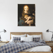 Bolmadonna von der Rose CC0334 XL Leinwanddruck (Insitu (Schlafzimmer))