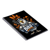 Bolo Graffiti Bird Spiral Notebook Notizblock (Rechte Seite)