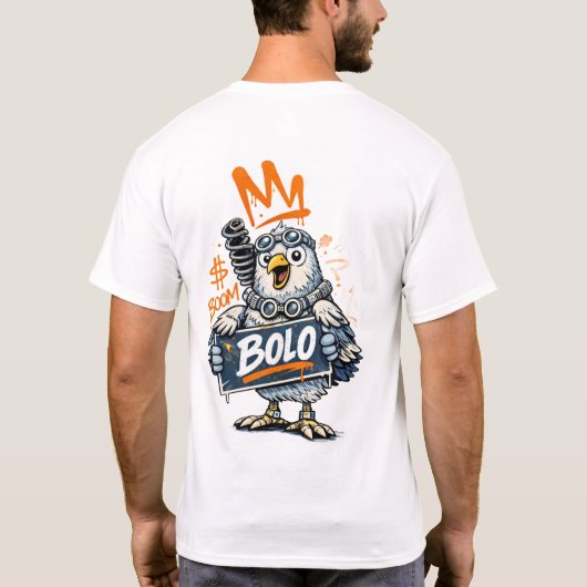Bolo Graffiti Bird T-Shirt (Rückseite)