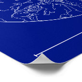 Bologna Blueprint Map Poster – Circular City Plan  (Ecke)