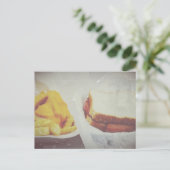 Bologna & Cheese Fries Postcard Postkarte (Stehend Vorderseite)