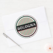 Bologna City Pride Emblem – Italian Identity Runder Aufkleber (Umschlag)