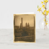 Bologna-Dachspitzen Notecards Karte (Gelbe Blume)