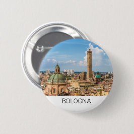 Bologna Emilia-Romagna Italien Panorama Souvenir Button