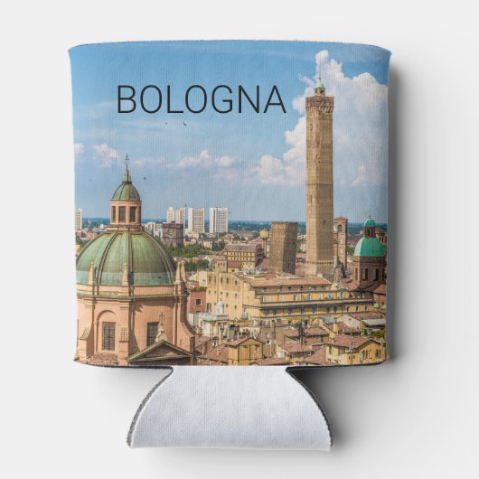 Bologna Emilia-Romagna Italien Panorama Souvenir Dosenkühler (Rückseite)