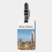 Bologna Emilia-Romagna Italien Panorama Souvenir Gepäckanhänger (Vorderseite vertikal)