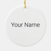 Bologna Emilia-Romagna Italien Panorama Souvenir Keramik Ornament (Hinten)