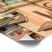 Bologna Emilia-Romagna Italien Panorama Souvenir Poster (Ecke)