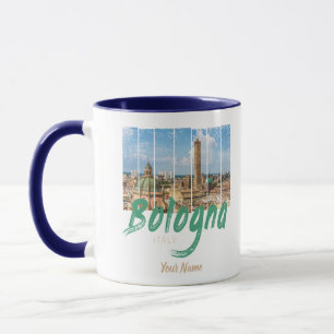 Bologna Emilia-Romagna Italien Souvenir aus alter Tasse
