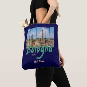 Bologna Emilia-Romagna Italien Vintages Andenken Tasche