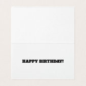 Bologna Geburtstagskarte (Innenseite Aufgefaltet)