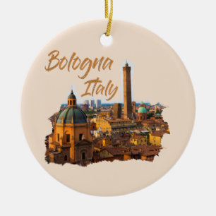 Bologna Italien: Historisches Zentrum Keramik Ornament