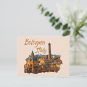 Bologna Italien: Historisches Zentrum Postkarte (Stehend Vorderseite)