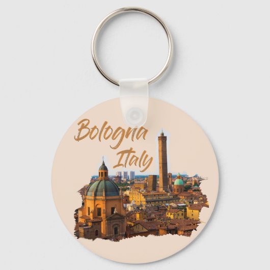 Bologna Italien: Historisches Zentrum Schlüsselanhänger (Vorderseite)