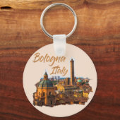 Bologna Italien: Historisches Zentrum Schlüsselanhänger (Vorderseite)