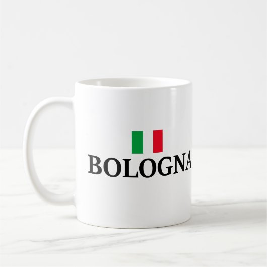 Bologna Italien, I Liebe Bologna Kaffeetasse (Links)