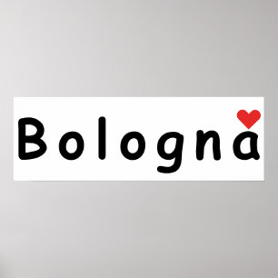 Bologna Italien, I Liebe Bologna Poster