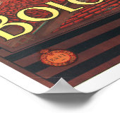 Bologna Italien Vintage Reise Poster (Ecke)