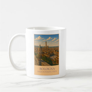Bologna, Italien – Vintage-Reisebecher Kaffeetasse