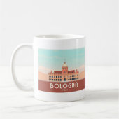 Bologna Italy Pastel Travel Kaffeetasse (Links)