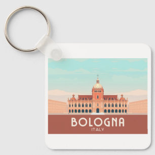 Bologna Italy Pastel Travel Schlüsselanhänger