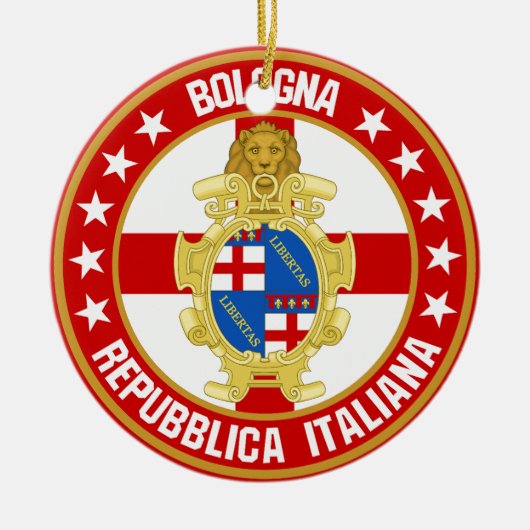 Bologna Keramik Ornament (Vorne)
