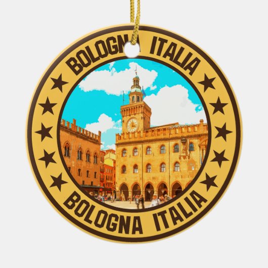 Bologna Keramik Ornament (Vorne)