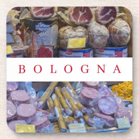 Bologna-Lebensmittelgeschäft - Untersetzer (Vorderseite)