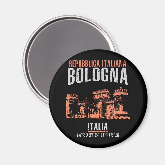 Bologna Magnet (Vorderseite/Rückseite)